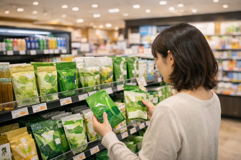 するるん緑茶の実店舗での販売状況