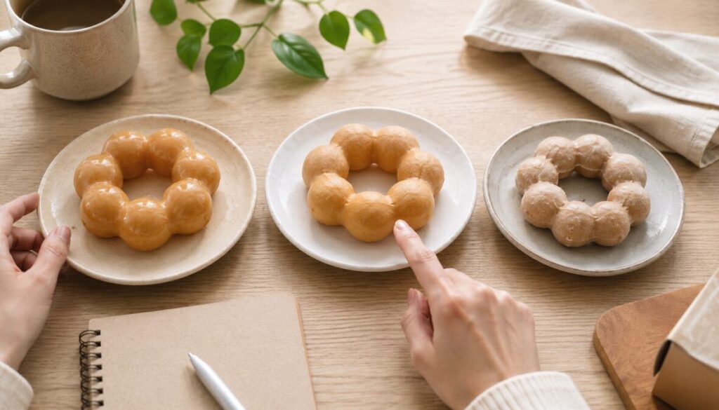 ポン・デ・リング プレーンで迷ったときに見たい違いと選択肢